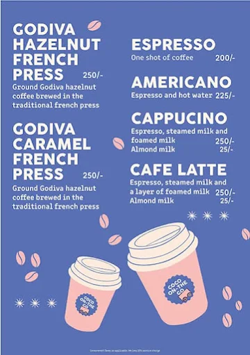 Coco Cafe menu 