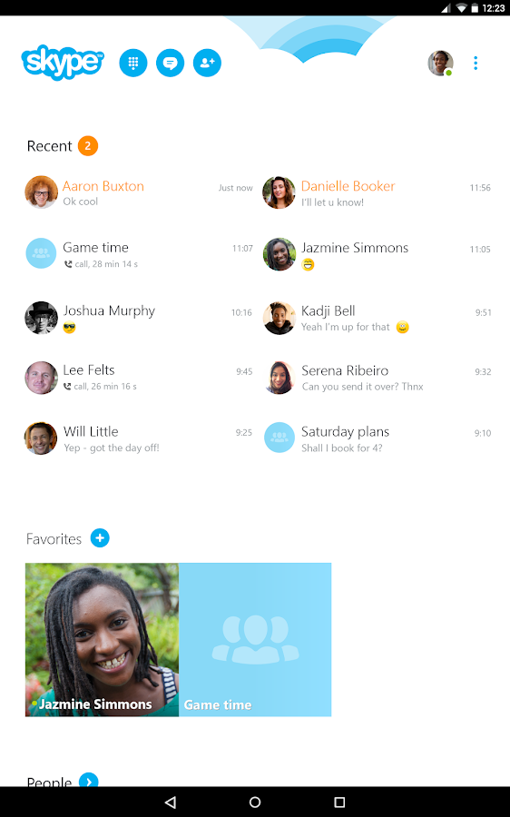 Skype - free IM & video calls - screenshot