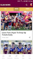 Brisbane Lions Official App Screenshot