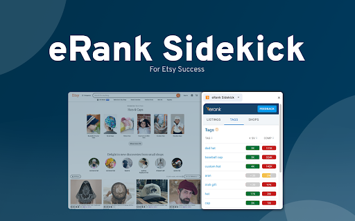 eRank Sidekick for Etsy Sellers