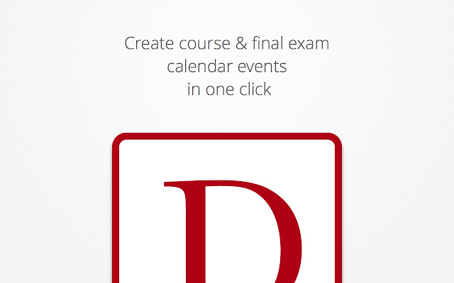 Denison Course Calendar Event Generator