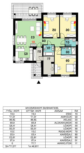 TK 334 - Rzut parteru