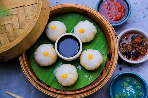 Corn And Water Chestnut Dimsum