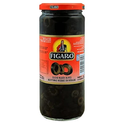 Figaro Black Sliced Olives 450 Gm