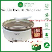 Nồi Lẩu Điện Đa Năng Nướng, Chiên, Xào, Hãng Bear Dung Tích 5L Model Dhg - P50F1. - Gia Dụng Gia Đình