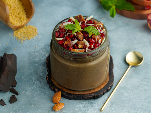 Chocolate Nutty Dates Pudding