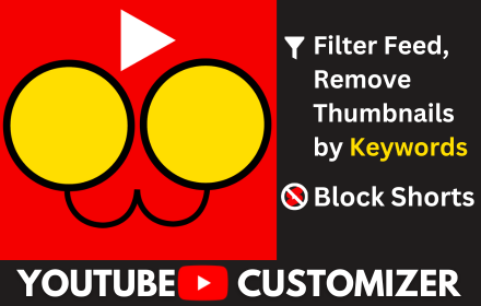 YT Customizer - YouTube Feed Filter small promo image