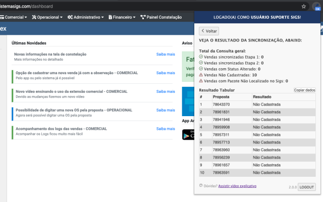 SIGS Comercial Sincronizador Preview image 1