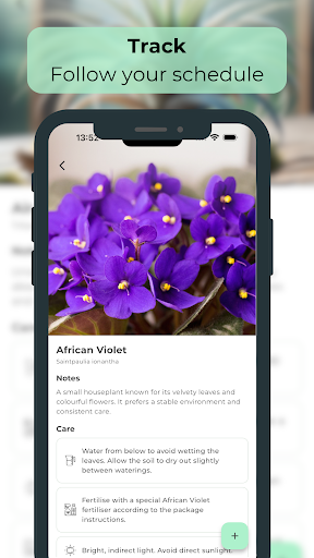 Screenshot Planter: Plant Notes and Care