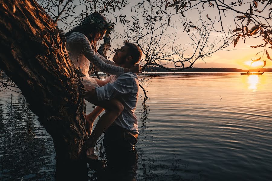 Pulmafotograaf Marcin Łabędzki (bwphotography). Foto tehtud 12 september 2017