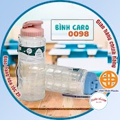 Bình Nước Học Sinh Kẻ Caro 550Ml/750Ml/900Ml Việt Nhật (0098),Bình Đựng Nước Thể Thao Có Quai Dù Treo - Buôn Rẻ 01470