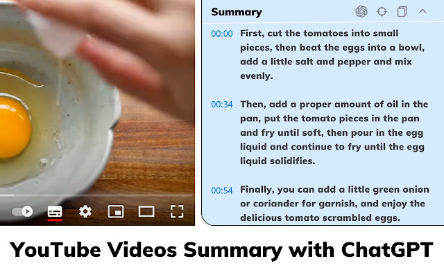 YouTube Videos Summary with ChatGPT