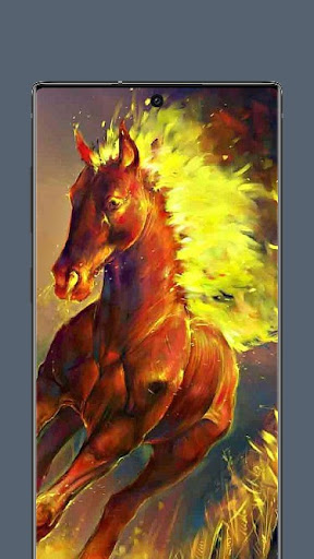 Screenshot Fire horse Wallpaper