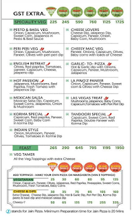 La Pino'z Pizza menu 2