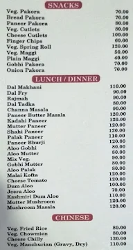 Sharma Food Corner menu 2