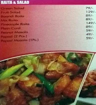 Chawla's Restaurant menu 2