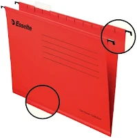 Hengemappe ESSELTE Standard A4 rd (Org.nr.90316)