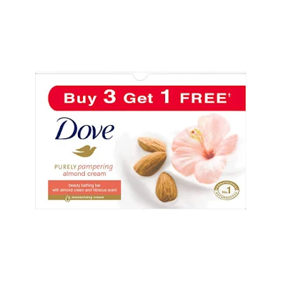 Dove Bathing Bar Soap - Almond Cream Beauty - 75 g