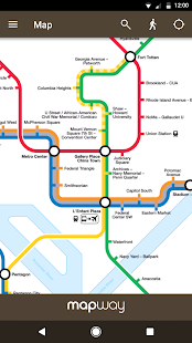 DC Metro Washington Map&Route