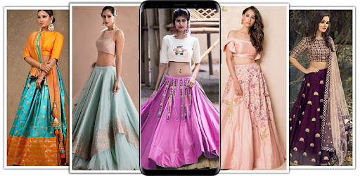 club factory crop top lehenga