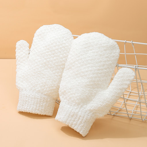 Title 4, Bath Gloves for Exfoliation and Cleaning. Achie...