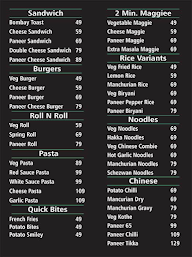 Squirrell The Food Hive menu 1