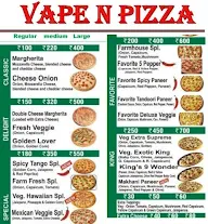 Vape N Pizza menu 1