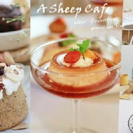 a sheep cafe 有一隻羊