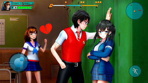 Screenshot School Love Life: Anime Games