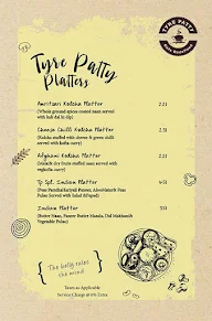 Tyre Patty menu 1