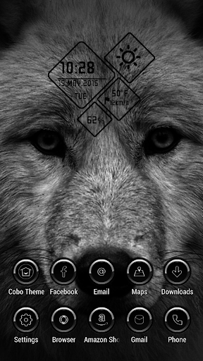 Vicious white wolf theme