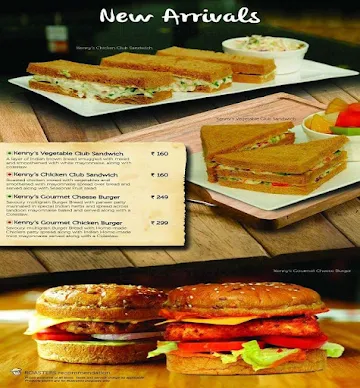 Kenny Roger Roasters menu 