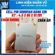 Pin Tháo Cell Dự Phòng Li - Po 3.7V 5000Mah (Lithium Polyme) Chế Ups, Sạc Dự Phòng