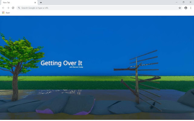 Getting Over It Wallpapers and New Tab