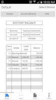 Account Balance Screenshot