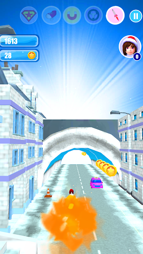 圣诞老人女孩运行圣诞节和出现 screenshot 5