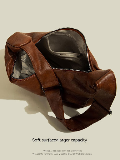Title 5, Retro Large Capacity Commuter Underarm Bag, a s...