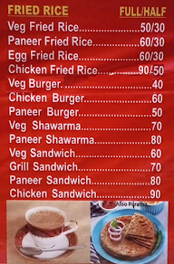 Harish Chinese Fast Food menu 1