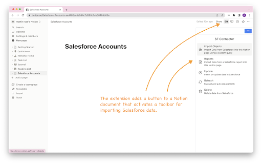 SalesforceToNotion