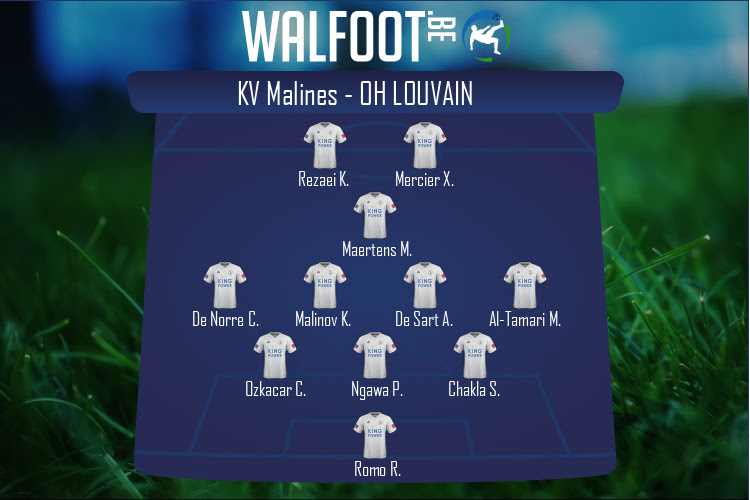 Composition OH Louvain | KV Malines - OH Louvain (18/09/2021)