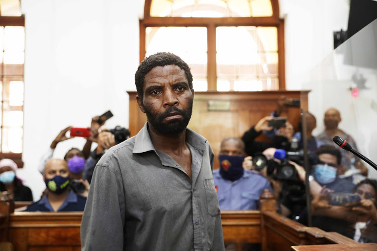 Zandile Christmas Mafe from Khayelitsha, the alleged parliament arsonist appears at Cape Town magistrate's court.