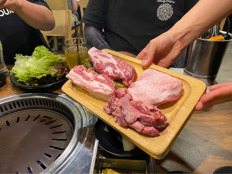 キューブの新大久保・サムギョプサル・チヂミ・本当は大塚で、ぼんごのおにぎり食べたかった、、、・でもチャンジャおにぎり食べられたからヨシ！に関するカスタム事例の投稿画像2枚目