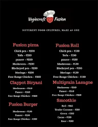 Vegiecroft Fusion menu 1