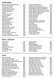 Lonavala Town menu 2