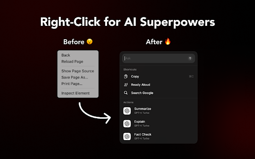 Righty: Right-Click for AI Superpowers