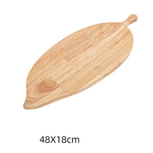 Title 15, Homemade Walnut Log Handmade Leaf Tray Serve sn...