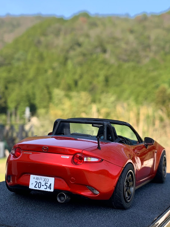 ロードスターのプラモデルで再現・プラモデル・愛車再現に関するカスタム事例の投稿画像3枚目