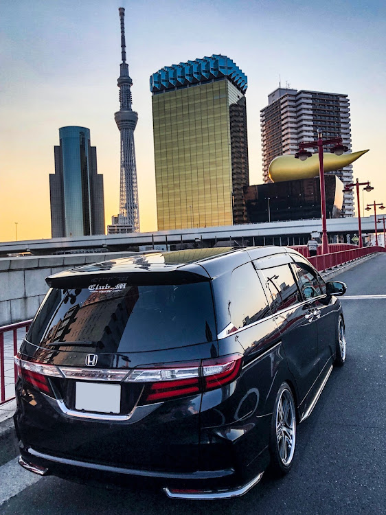 オデッセイのclub. M・スカイツリー+アサヒビール+オデに関するカスタム事例の投稿画像1枚目
