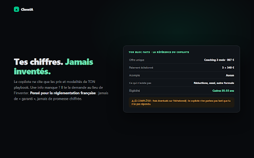 CloseIA — Copilote de closing screenshot 4