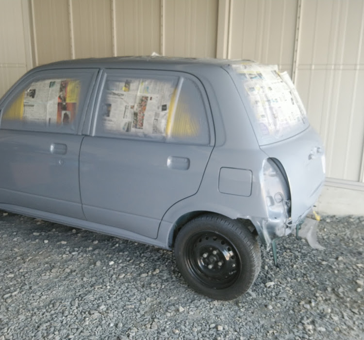 しんたろう★一番搾りさんが投稿したミラジーノ・L700S・フィガロ・ラピスグレーに関するカスタム事例の投稿画像3枚目